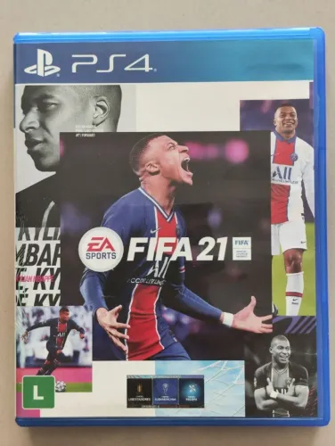 Jogo PS4 FIFA 21 - Mídia Física - Impecável