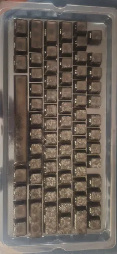 Keycaps padrão Carbon Fiber Cherry Profile