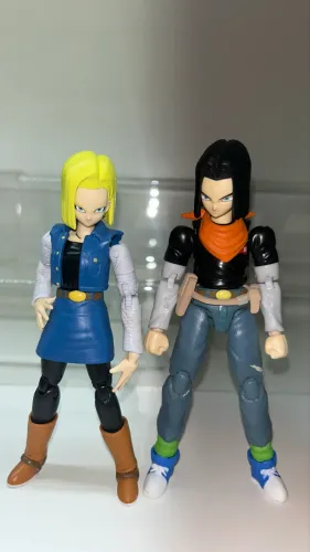 Figures Android 17 e Android 18 Dragon Stars