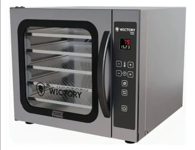 Forno Mini Convector 60 Litros Inox Com 5 Assadeiras 35x35 Wictory