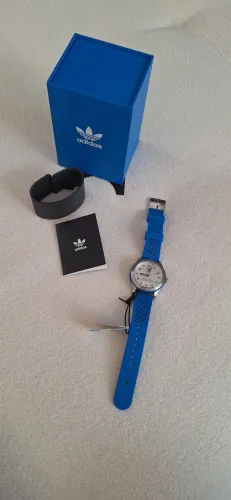 Relógio Adidas Code Three Azul AOSY23032M para ir logo