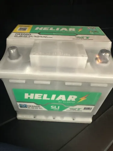 Bateria Heliar 50 amp - Lacrada