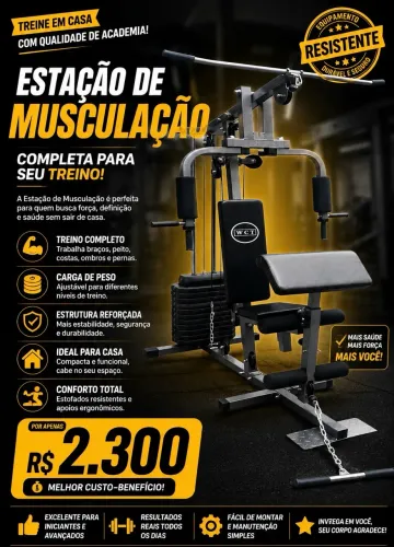Estação de Musculação WCT Fitness