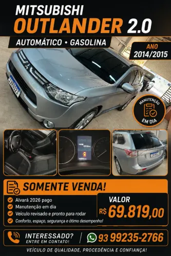 Mitsubishi Outlander 2.0 16V 160cv Aut. 2015