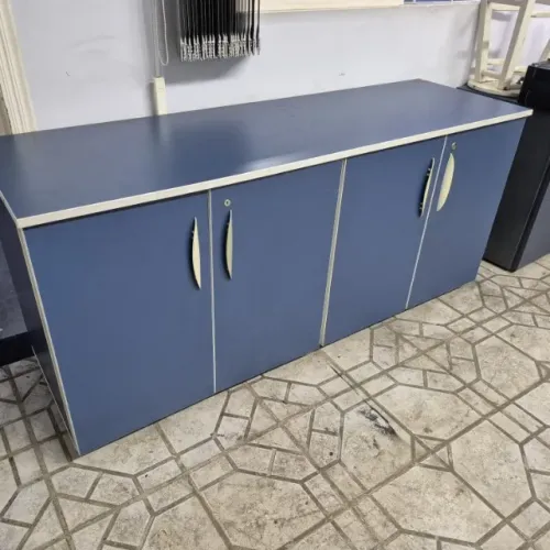 Balcao Armario Escritorio Credenza 4 Portas Usado 160cm