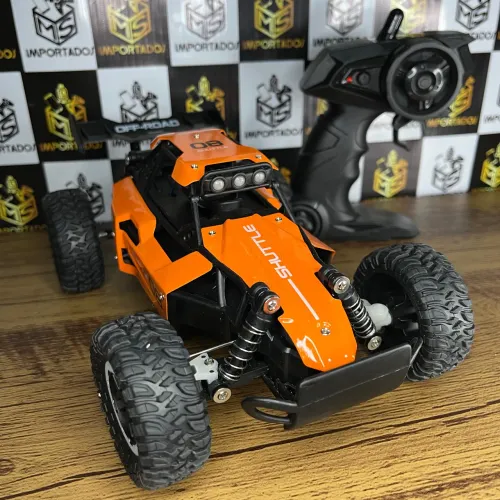 Carro de Controle Remoto Super Veloz Com Bateria Recarregável