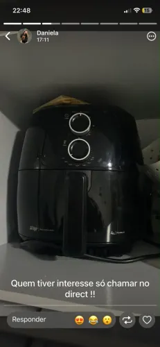 air fryer nova, usada 2 vezes!!