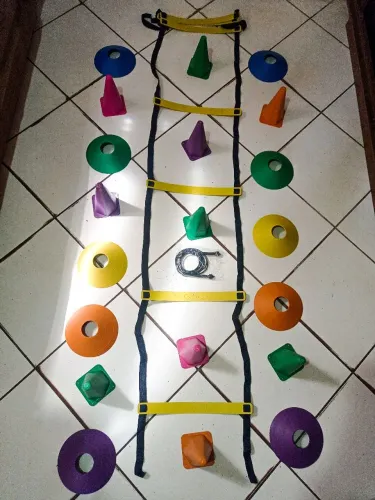 KIT Completo Para Treinos Funcionais de Agilidade + Corda de Pular de BRINDE