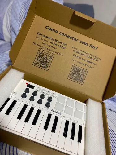 Teclado controlador mídi 