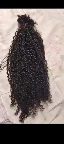 Cabelo humano cacheado
