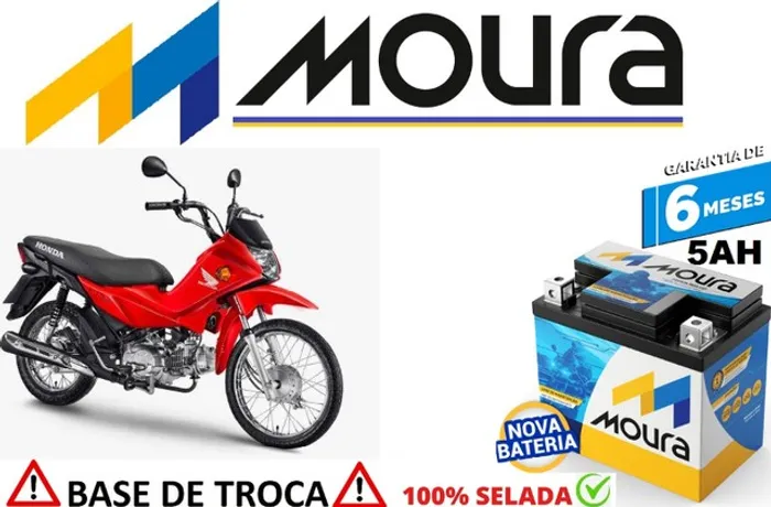 Bateria Automotiva  Moura Pop 100 - 5 Ah MA5-D