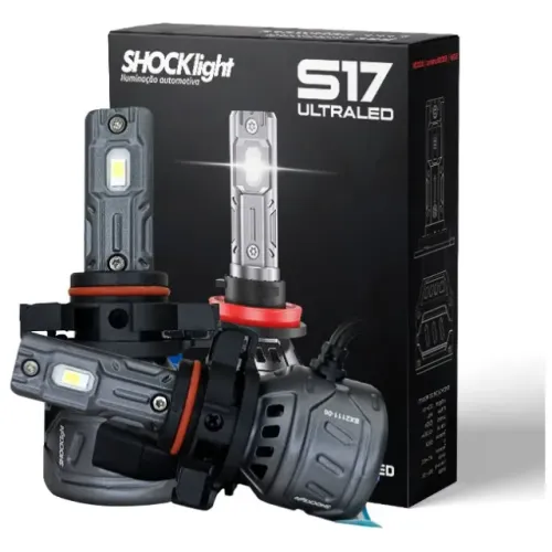 Lâmpada Farol LED S17 Nano - 55W H16 - SLL-170016