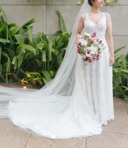Vestido de Noiva Luna Novias by Rosa Clará