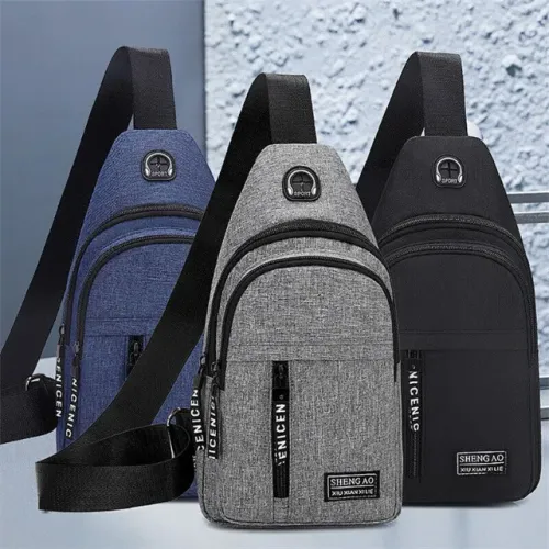 Mini Mochila Bolsa de Ombro Peito Transversal Tiracolo