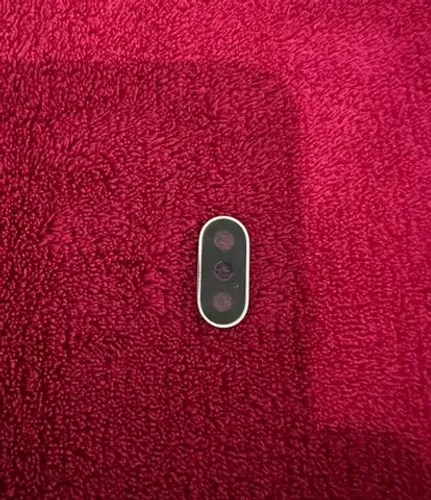 Vidro Lente Câmera Traseira iPhone X branco Original