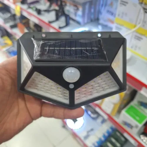 Luminária Led Solar com Bateria e Sensor de Presença