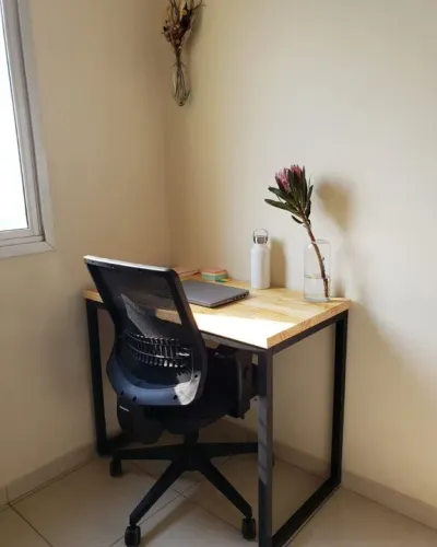 ? Promoção| Mesa Industrial 90x50x75 Escritório | Móveis madeira pinus<br>