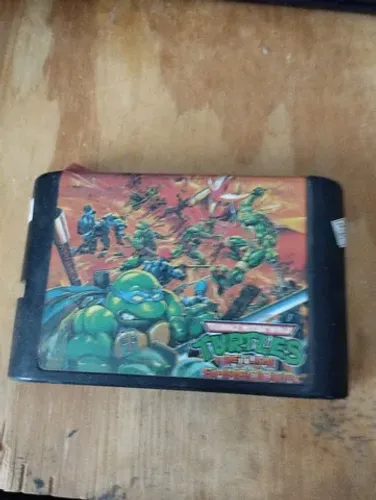 Fita mega drive tartarugas ninjas