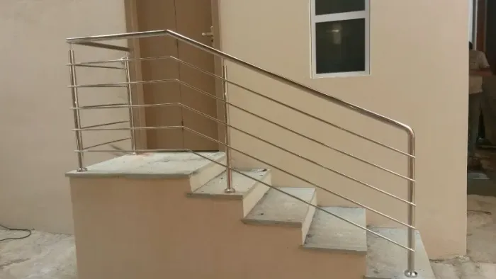 Corrimão e guardar corpo em aço inox 