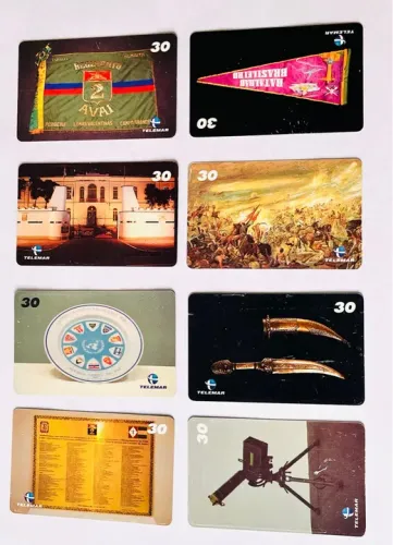 Kit Com 8 Cartões Telefônicos Série Regimento Avaí