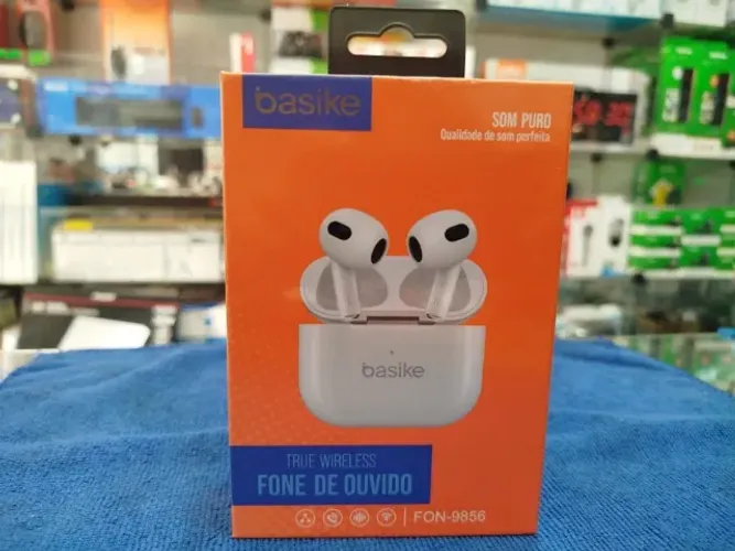 Fone bluetoo basike fon-9856 (Distribuidora Jk Eletrônicos Honestidade e Qualidade é Aqui)