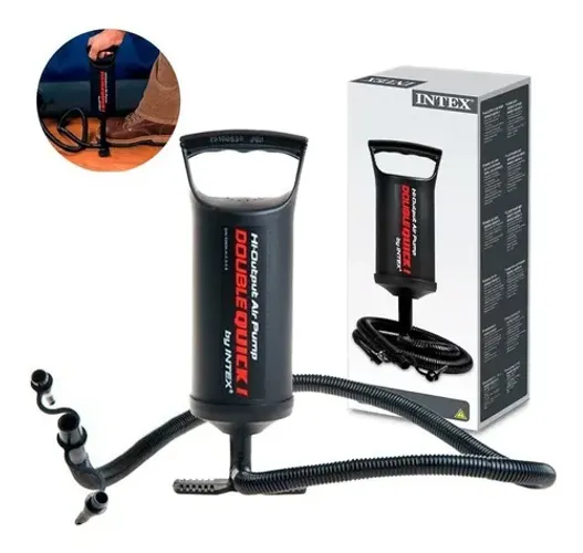 Bomba manual inflar borda de piscina infláveis brinquedos em geral intex #68612