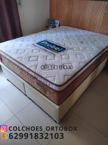 Cama Box Super king da Probel de molas ensacadas 