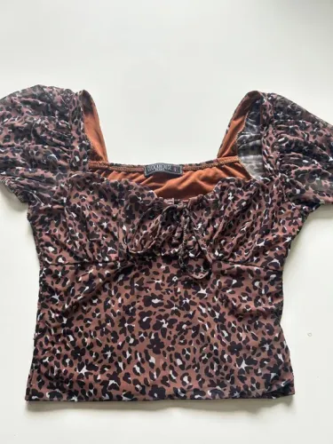 Cropped de oncinha