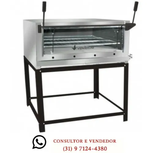 Forno de Pizza Venâncio 80x60CM a Gás