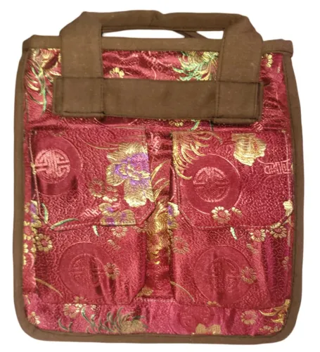 Bolsa De Mão Tecido Floral China