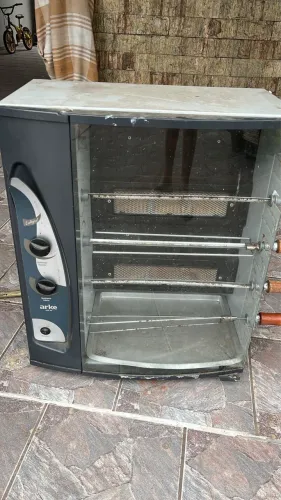 Forno elétrico rotativo a gás assar frango Tv de cachorro 4 espetos elétrico