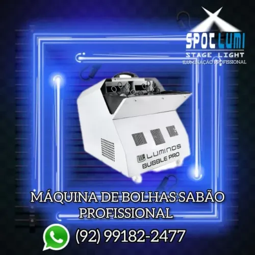 Alugo Máquina de bolhas de sabão profissional