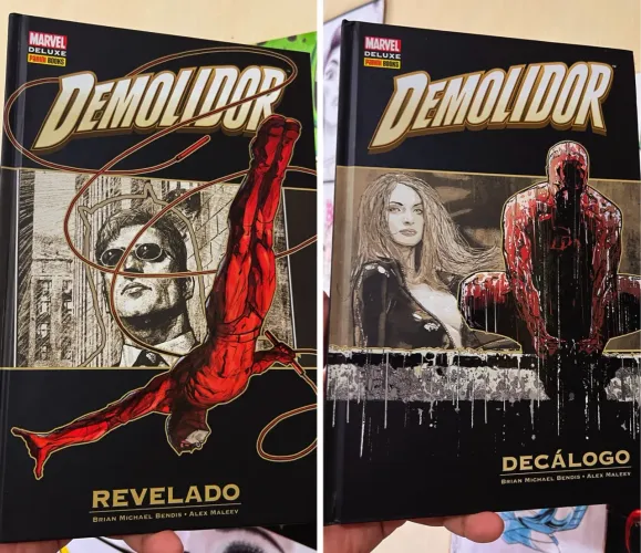 Demolidor revelado e decálogo Marvel deluxe