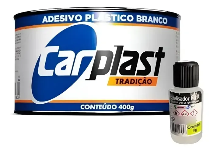 Massa Plástica Branca Carplast 400g - MAXI RUBBER 