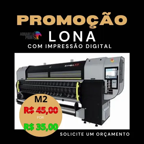 Lona Publicitária Personalizada - Frete Rápido - Qualidade Premium
