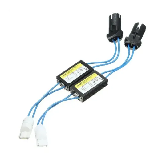 Par de Canceler Led Pingo Cambus T10 para Luz de Placa e Mínima Posição