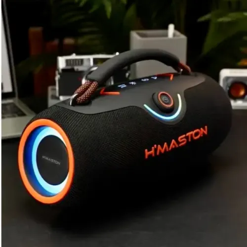 Caixa de Som Boombox H`Maston TN910 Alta Potência Bluetooth Speaker