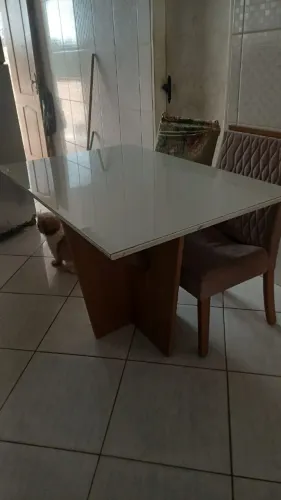 Combo Sala Econômica - Sofá + Rack + Mesa de Vidro<br>