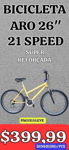 Bicicleta aro 26" leiam: