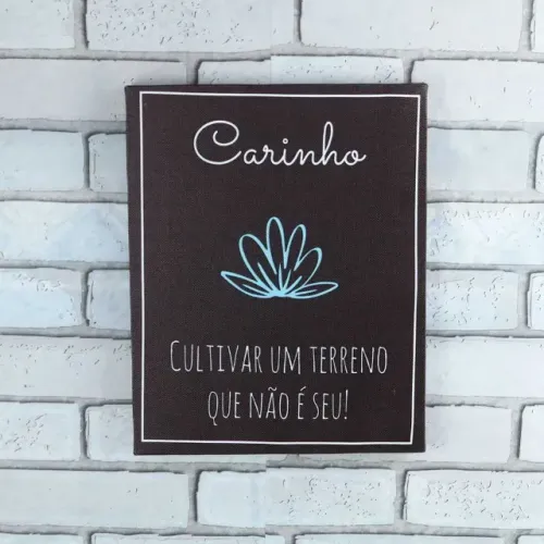 Quadro Decorativo Tela Em Tecido