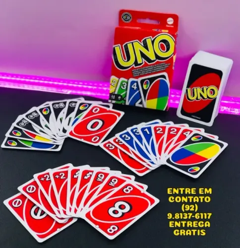 Cartas Uno Jogo Divertido Para Toda Familia - Entrega das 9 até 22hrs