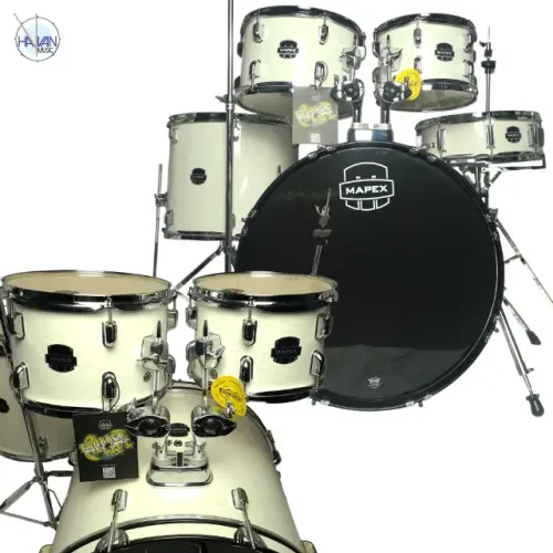 Bateria Acústica Mapex Comet White Thin - Nova / Envio / Parcelo
