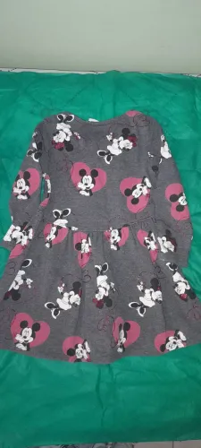 Vestido Infantil Mickey e Minnie