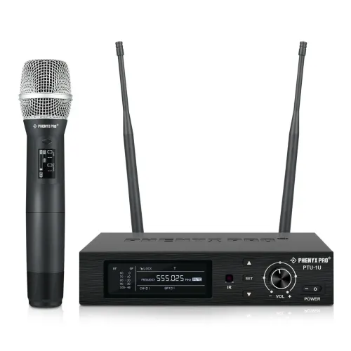 Sistema de Microfone Sem Fio, tecnologia True Diversity PTU-1U-1H