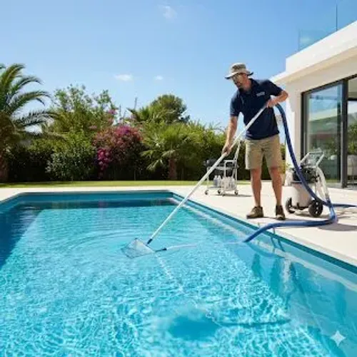 Limpeza de piscinas (piscineiro)