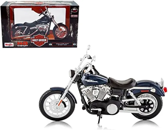 2006 Harley Davidson FXDBI Dyna Street Bob Bike Motorcycle Model 1/12 by Maisto 