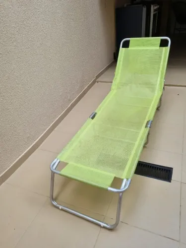 Cadeira Espreguiçadeira Alumínio Turquesa - MOR