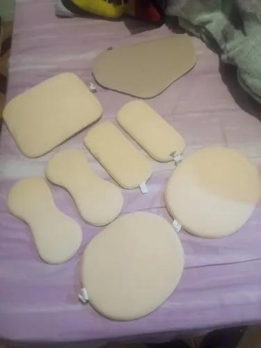 Placas pós cirurgia abdominoplastia lipoaspiração