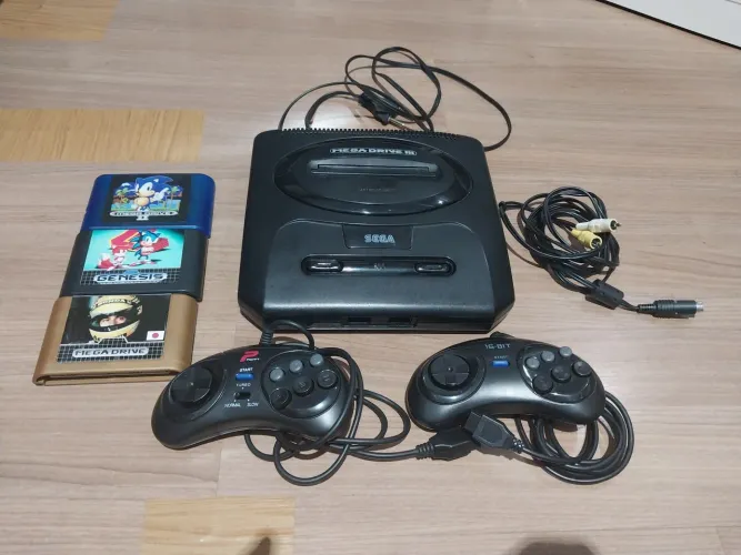Mega Drive III 3 tectoy + everdrive + mod triple bypass para instalação 