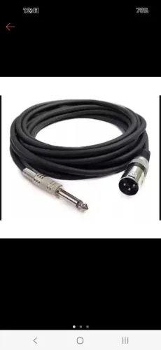 Cabo xlr macho X p10